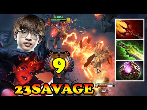23SAVAGE EBLADE DAGON ON CARRY QUEEN OF PAIN ULTIMATE MAGICAL BURST BUILD ON SMURF ACC | DOTA2ORBS