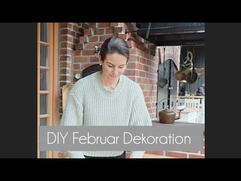 DIY FEBRUARY DECORATIONS WITH EARLY BLOOMERS #tutorial #diy #creative #deko #decoration #homemade