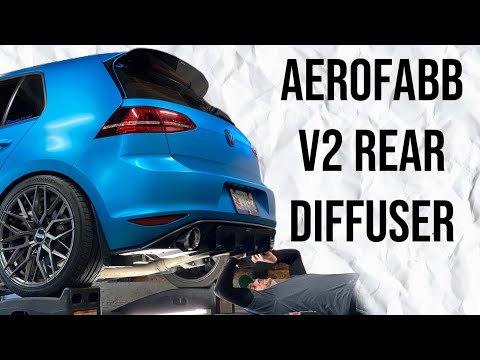 aerofabb Rear Diffuser Install & Review - VW MK7 GTI