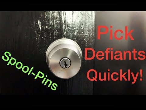 How to Pick Defiants Quickly! - Dealing with Spool Pins!