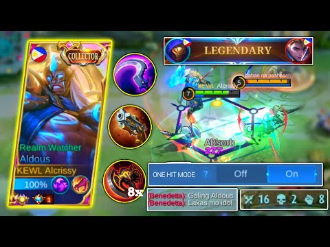 ALDOUS ONE HIT BUILD 2022! NEW BUILD TO BURST AND KILL EVERY HEROES! ALDOUS BEST BUILD 2022 - MLBB