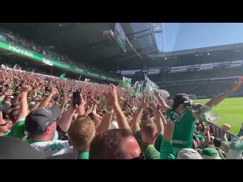 2022-05-15 SV Werder Bremen - SSV Jahn Regensburg - 2:0 - „Grün wie Gras und Weiß wie Schnee“