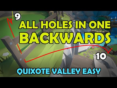 Quixote Valley Easy - Backwards! All Holes In One