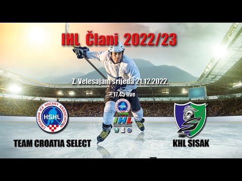 IHL Člani Team Croatia Select vs KHL Sisak