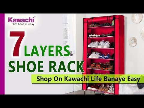 How to assemble Multipurpose Shelf Shoe Storage With 7 Layer Shoe Stand Rack