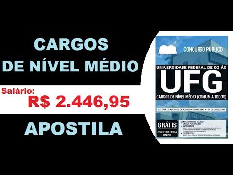Apostila Concurso UFG GO 2019 Cargos de nível Médio Conteúdo Comum a Todos