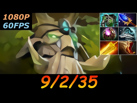 Dota 2 Treant Protector Pro 9/2/35 (Kills/Deaths/Assists) Top MMR 749 GPM Ranked Full Gameplay