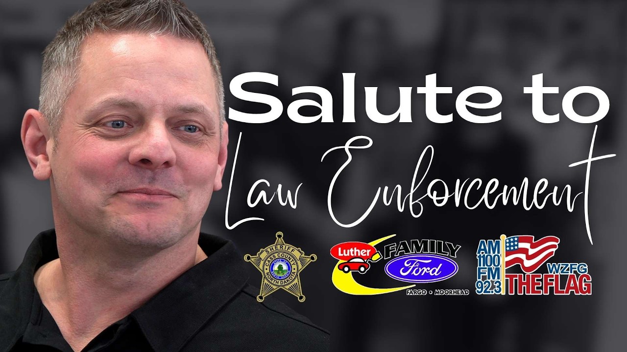 Intel Analyst Brandon Johnson & Cass County Sheriff, We Salute YOU!