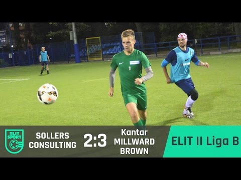 SOLLERS CONSULTING 2:3 Kantar MILLWARD BROWN - ELIT II Liga B [WIOSNA 2017]