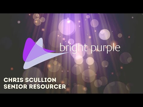 Meet the Bright Purple Team: Chris Scullion, Senior Resourcer