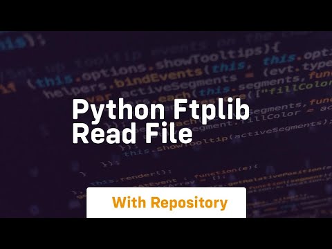 Python Ftplib Read File