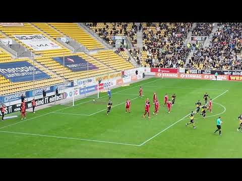 21. Spieltag Regio West - Alemannia Aachen vs Rot-Weiss Oberhausen 3:1 - Choreo komplett Freistoßtor