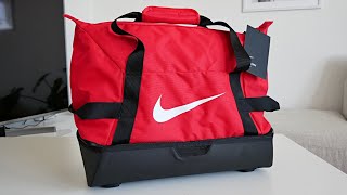Unboxing/Reviewing The Nike Academy Team Hardcase Training Bag On Body 4K