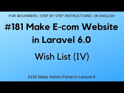 172 Make E com Website in Laravel 6 | Export Products Excel with Headings | Maatwebsite 3 1