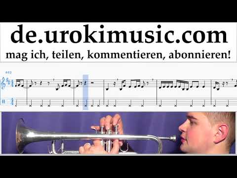 Trompete Lernen Dua Lipa - New Rules Tabulatur Teil#2 um-i995