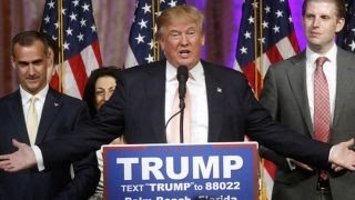 Donald Trump discusses dismissal of campaign manager