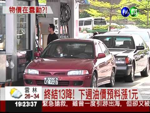快去加油! 下週油價預料漲1元