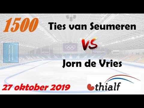Ties van Seumeren vs Jorn de Vries 1500 Thialf 20191027