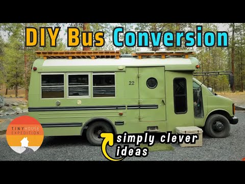 Couple's DIY Bus Conversion - clever design ideas & what not to do!