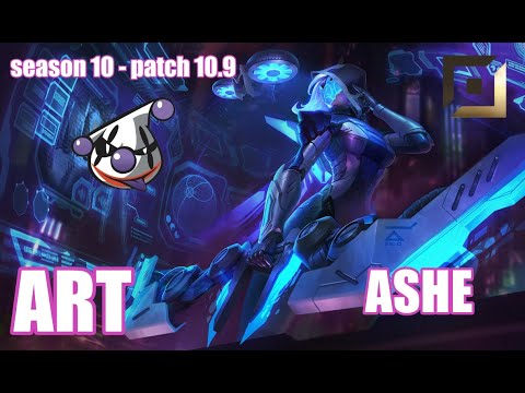 【韓国サーバー/チャレ/vs Blank】RJ ART アッシュ(Ashe) VS LGD Kramer ミスフォーチュン(Fortune) BOT- Patch10.9 KR Ranked【LoL】