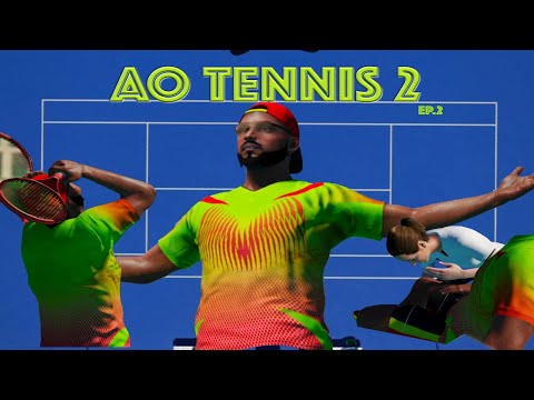 My career mode is over in the first match? || AO Tennis 2|| Career Mode Ep. 2
