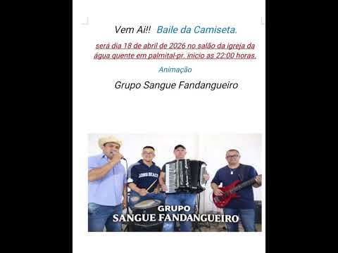 Será dia 18 de abril de 2026 em Palmital PR