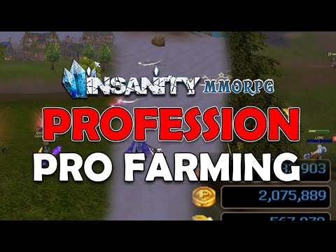 Profession Pro Farming (Fast Way To Get Rich As a New Player) - Insanity Flyff