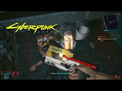 Cyberpunk 2077: Skippy gun, stone cold killer mode deactivated