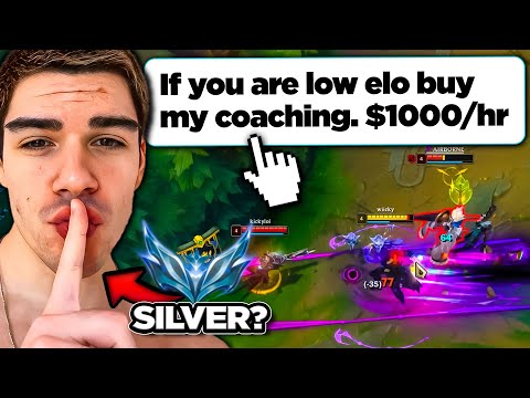 I Hired A High Elo Coach & Pretended To Be Silver