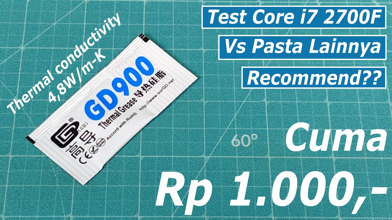 Review Thermal Pasta GD900 Cuma 1.000 Rupiah Gimana Kualitasnya