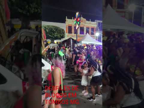 desfiles de blocos em tombos mg 2026.