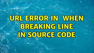 URL error in {% url ... %} when breaking line in source code