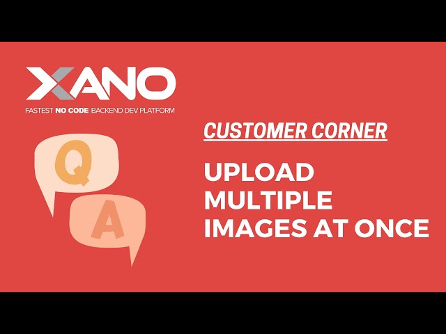 Uploading multiple images in the API