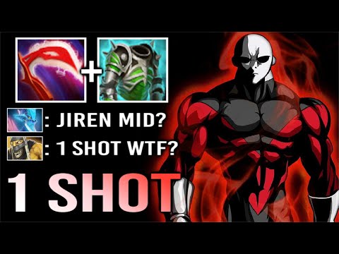 JIREN MID IS BACK! Imba 1 Shot Kill Crazy Armor Melt Build Non-Stop Super Punch Dota 2