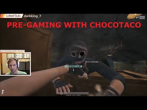 PlayerUnknown's Battlegrounds - Pre-Gaming With ChocoTaco (Compilation)