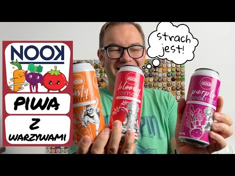 Piwa z warzywami: Rusty Carrot,  Bloody Tomato i Purple Beetroot - NOOK