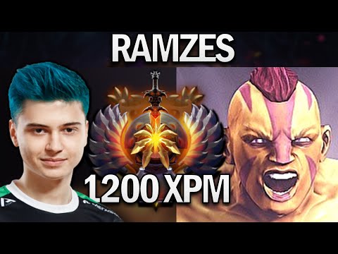 RAMZES ANTI-MAGE WITH 1200 XPM - DOTA 2 7.28 GAMEPLAY