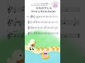 【 Happy Musik 】Five Little Duck | Violin sheet Music