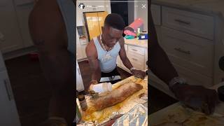 Boosie Cooking While His Baby Mama Records Him