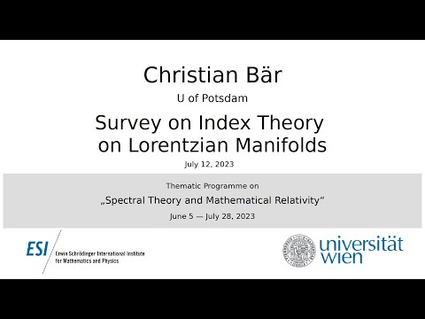 Christian Bär - Survey on Index Theory on Lorentzian Manifolds