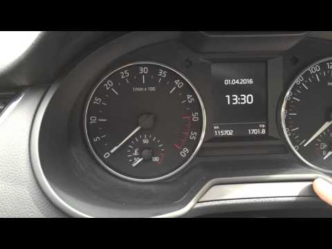 Škoda Octavia 3 - Inspection message reset