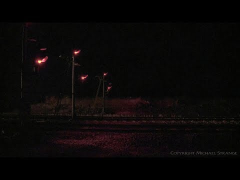 7901V Container Train At Night - PoathTV Australian Railways