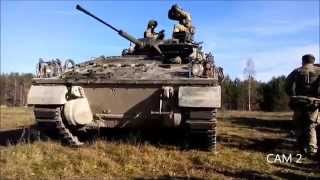 preview picture of video 'FV 510 Warrior Żagań 8-11-2014'