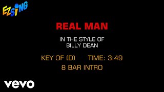 Billy Dean - Real Man (Karaoke EZ Sing)
