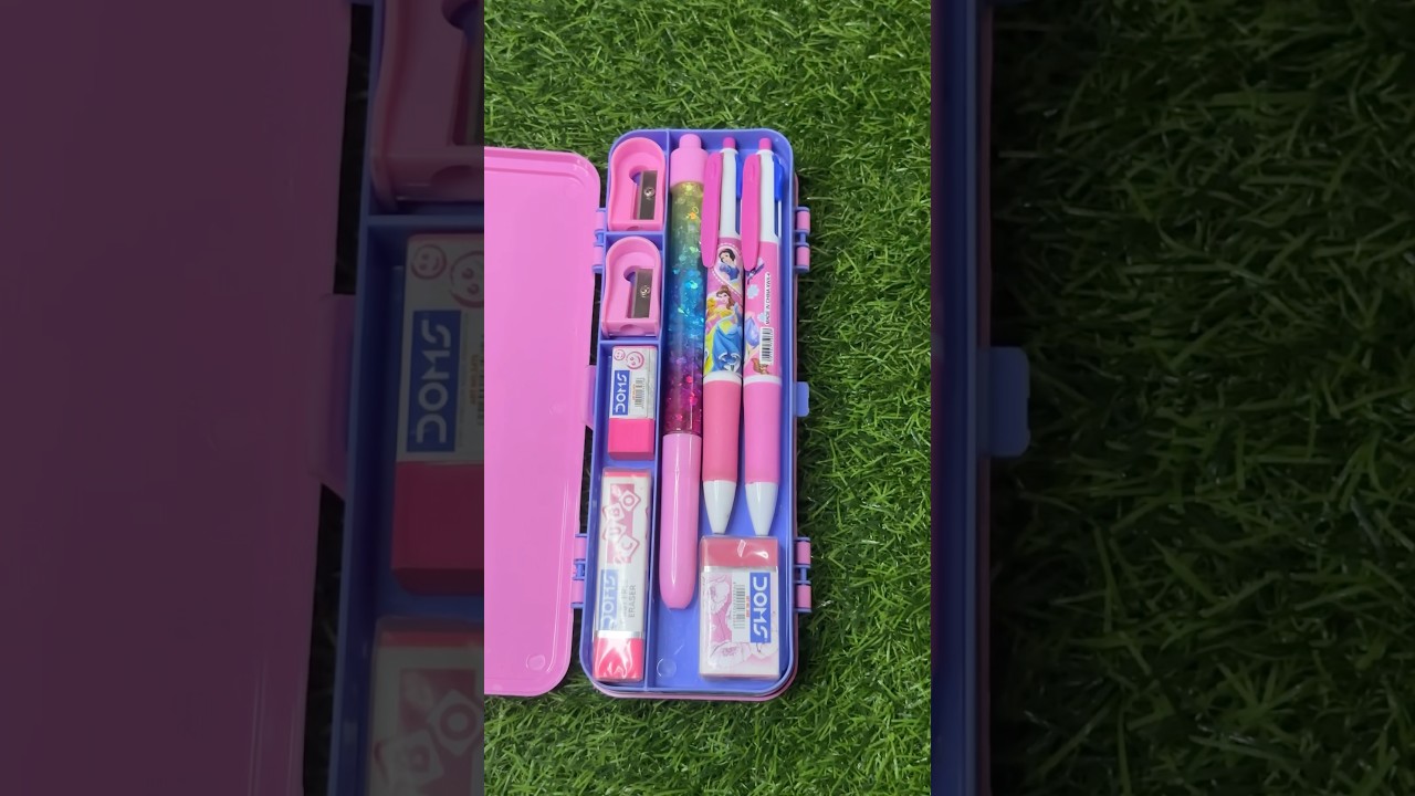 Pencil case filling stationery items #filling #pencilcase #schoolsupplies #rajstationery