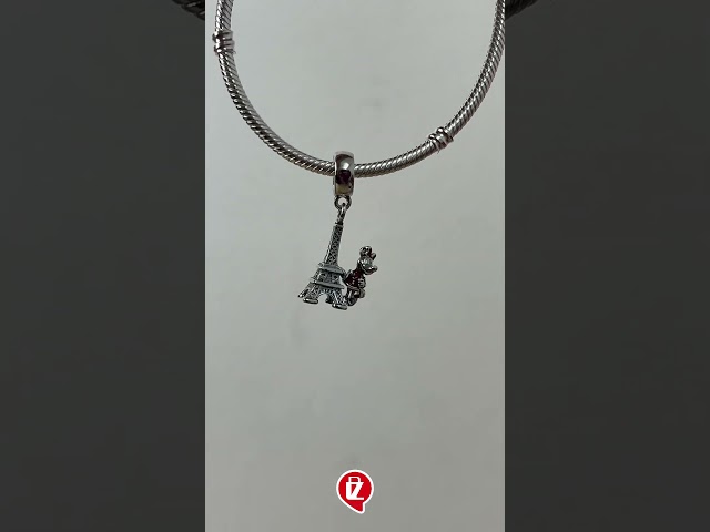 Vídeo relacionado con Disney Collar con colgante de Minnie Mouse chapado en plata con piedra natal para mujeres y niñas, 18 + extensor de 2 pulgadas, Medium, Cristal, Circonia cúbica