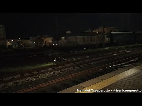 Treno Merci con Tigre E652.147* in arrivo a Empoli (12/12/2023)