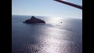 preview picture of video 'Birdseye view from ultralight aircraft taking off on the beach in Mazatlan Mexico'