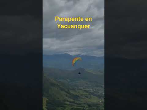 Volando en parapente en Yacuanquer#Parapente#yacuanquer #nariño