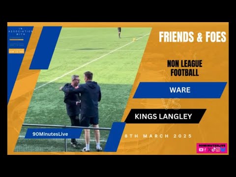 Match highlights of Ware FC v Kings Langley FC in Non-League #football #soccer #England